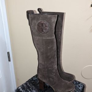 Tory Burch Suede Knee High Boots Size 9.5